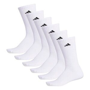 ADIDAS • 6-Pair Athletic Cushioned Crew Socks